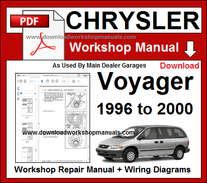Chrysler Voyager Workshop Service Repair Manual Download